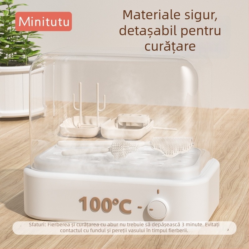 Set Minitutu pentru curățarea biberonelor din silicon, cu cutie de depozitare, pentru călătorii