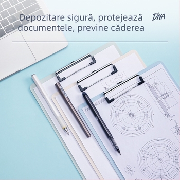 Clip din plastic pentru placă, cu mecanism de apucare puternic și clemă pentru placă, model 72641, material PP, lățime spate 225 mm, grosime placă 1 mm