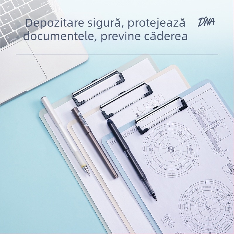 Clip din plastic pentru placă, cu mecanism de apucare puternic și clemă pentru placă, model 72641, material PP, lățime spate 225 mm, grosime placă 1 mm