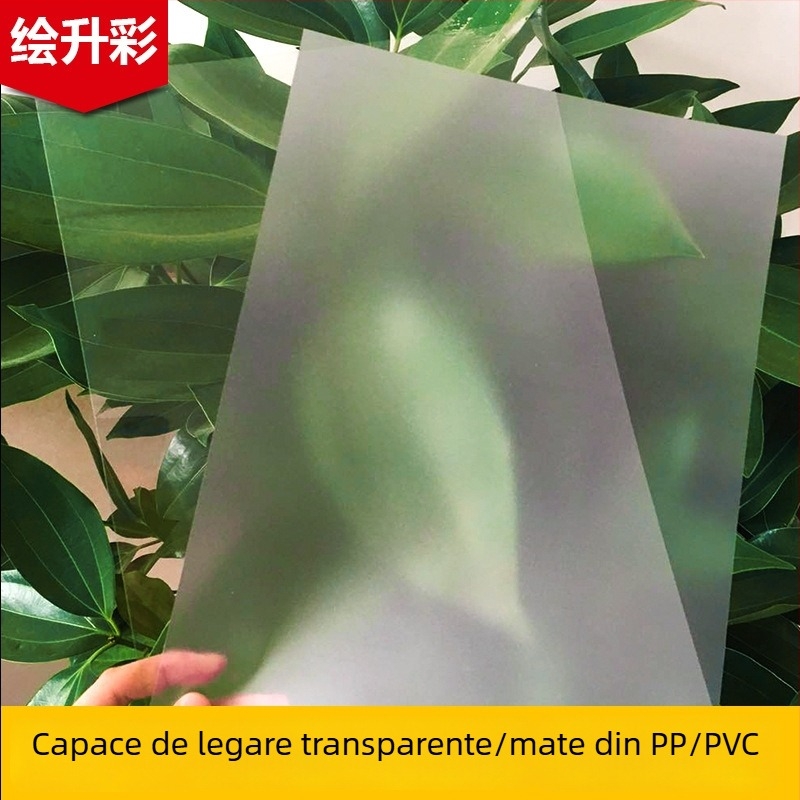 Film pentru legare documente, PET, transparență peste 97%, 100 coli în pachet, Xin Laimei