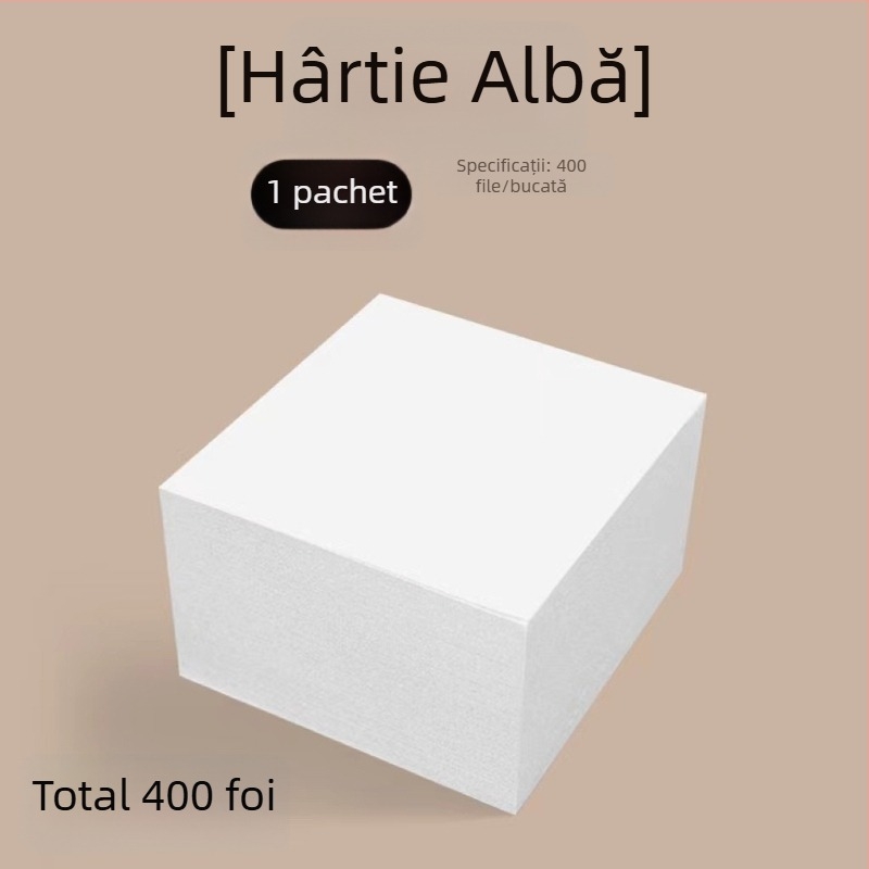 Note autoadezive pătrate, 400 de foi