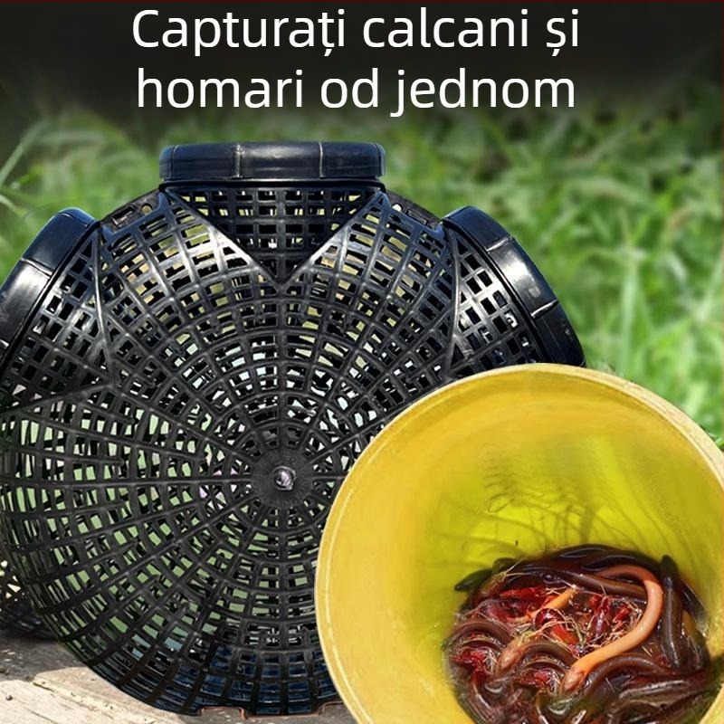 Cușcă de pescuit din plastic pentru eel, loach și shrimp — Mengda, origine Noua Zeelandă
