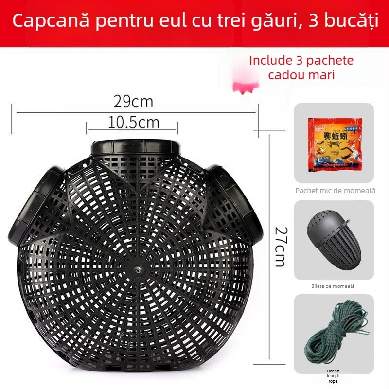 Cușcă de pescuit din plastic pentru eel, loach și shrimp — Mengda, origine Noua Zeelandă