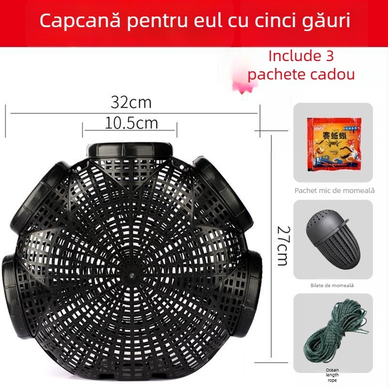 Cușcă de pescuit din plastic pentru eel, loach și shrimp — Mengda, origine Noua Zeelandă