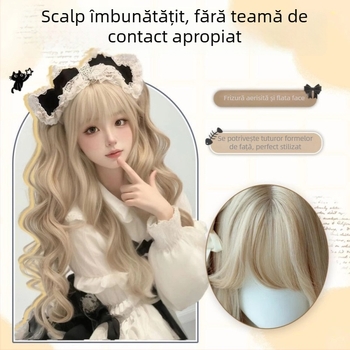 Senyue perucă, păr cu fir rezistent la temperaturi înalte, bucle lungi, lungime lungă, model DM891-88