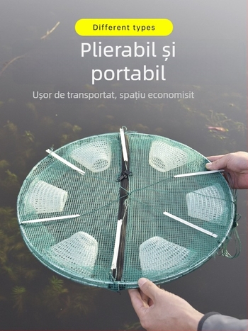 Cușcă de pescuit pentru pește, creveți și altele — Brand Giant finned king; Origine: China; Material: Altul