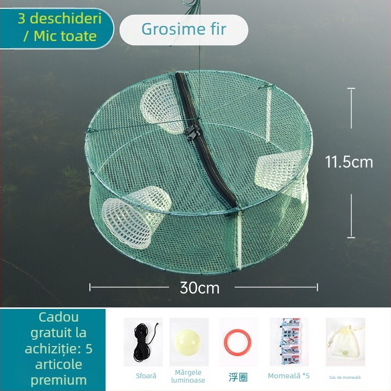 Cușcă de pescuit pentru pește, creveți și altele — Brand Giant finned king; Origine: China; Material: Altul