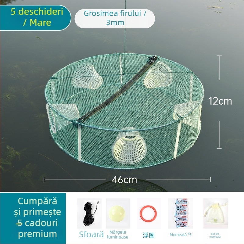 Cușcă de pescuit pentru pește, creveți și altele — Brand Giant finned king; Origine: China; Material: Altul