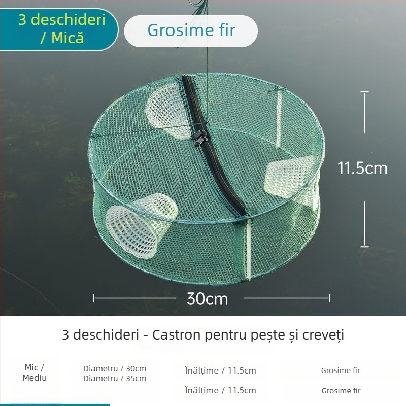 Cușcă de pescuit pentru pește, creveți și altele — Brand Giant finned king; Origine: China; Material: Altul