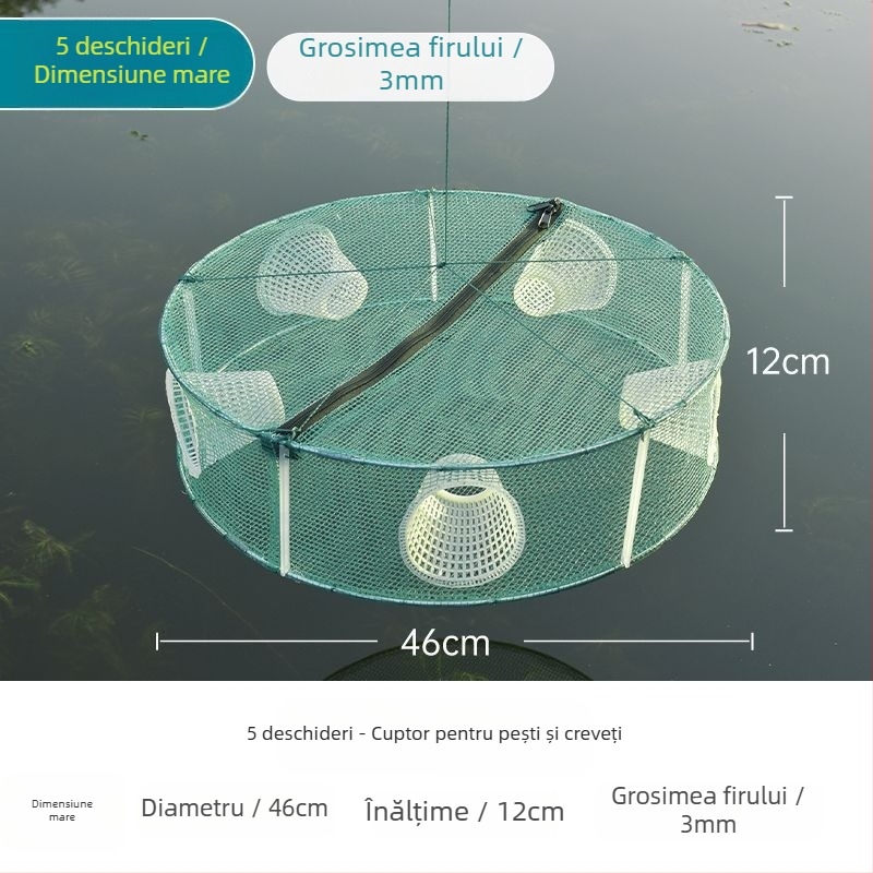 Cușcă de pescuit pentru pește, creveți și altele — Brand Giant finned king; Origine: China; Material: Altul