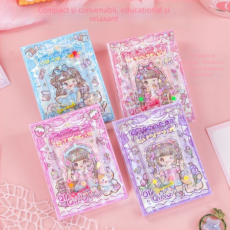 Jurnal cu copertă din laser, legare cu sârmă, 160 pagini, hârtie din pulpă de lemn 80 g/m², stil japonez-coreean drăguț