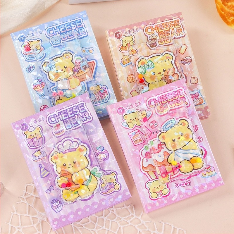 Jurnal cu copertă din laser, legare cu sârmă, 160 pagini, hârtie din pulpă de lemn 80 g/m², stil japonez-coreean drăguț