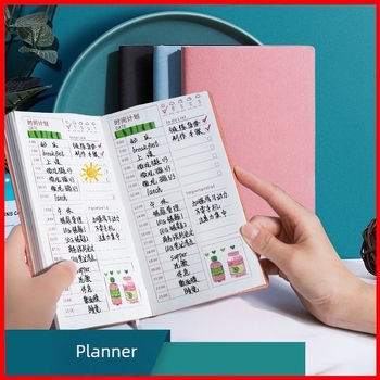 Zhengcai 4320 carnet de notițe cu copertă din piele artificială, legare lipită, Daolin hârtie 80gsm, 100 pagini