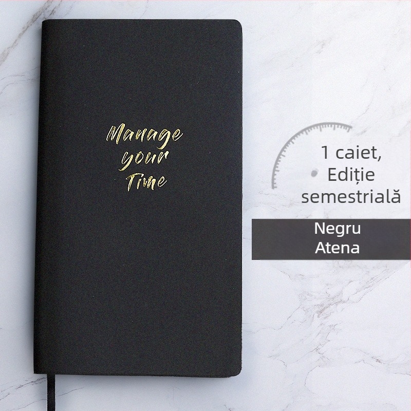 Zhengcai 4320 carnet de notițe cu copertă din piele artificială, legare lipită, Daolin hârtie 80gsm, 100 pagini