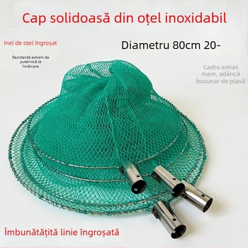 Nylon plasa de pescuit, adâncime 60 cm, capacitate de încărcare 20 kg