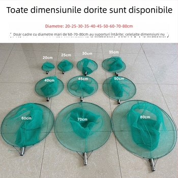 Nylon plasa de pescuit, adâncime 60 cm, capacitate de încărcare 20 kg