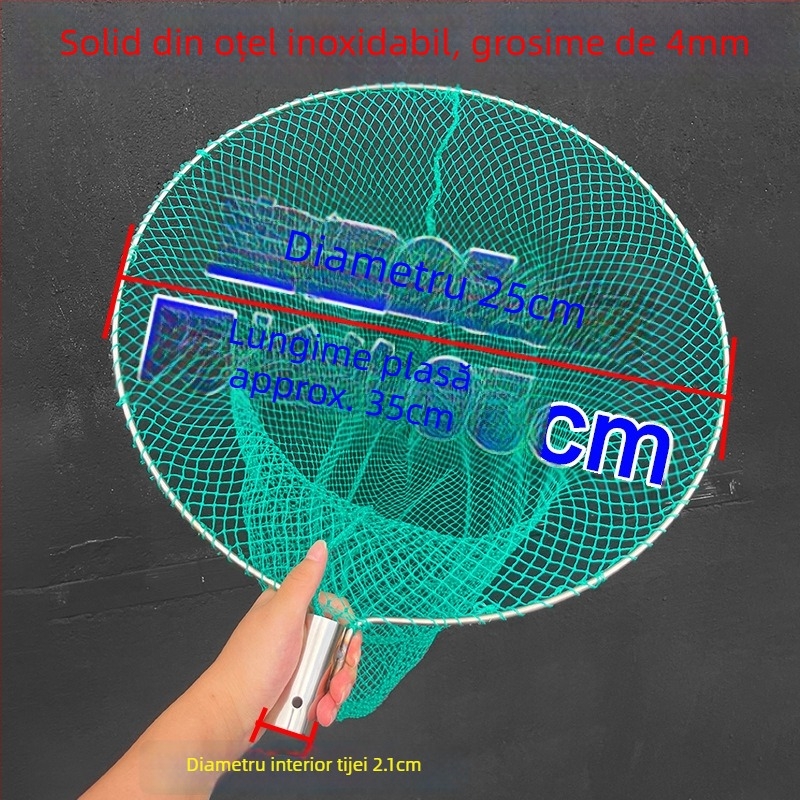 Nylon plasa de pescuit, adâncime 60 cm, capacitate de încărcare 20 kg