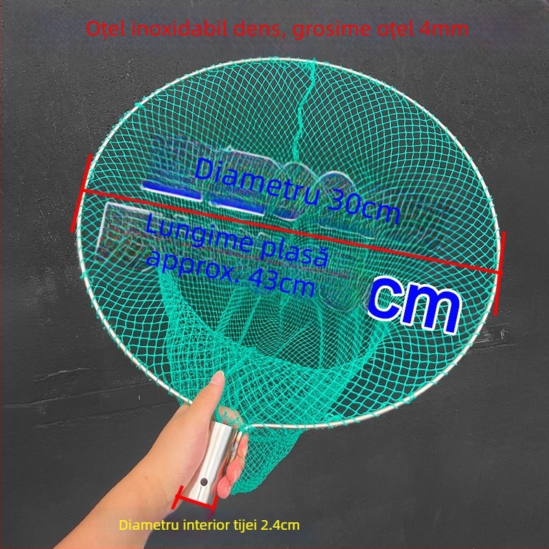 Nylon plasa de pescuit, adâncime 60 cm, capacitate de încărcare 20 kg