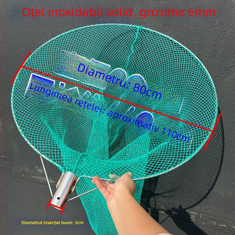 Nylon plasa de pescuit, adâncime 60 cm, capacitate de încărcare 20 kg