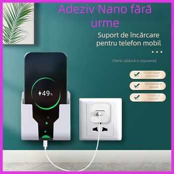 Cutie de depozitare montată pe perete pentru încărcarea telefonului, ABS plastic, model YXCDZ-2008, personalizare procesare, imprimare logo