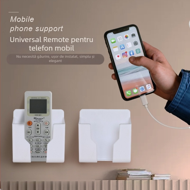 Cutie de depozitare montată pe perete pentru încărcarea telefonului, ABS plastic, model YXCDZ-2008, personalizare procesare, imprimare logo