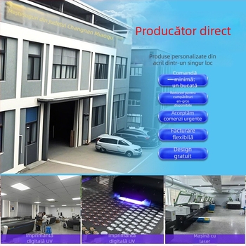 Clip acrilic pentru suport de birou decorativ pentru hârtii