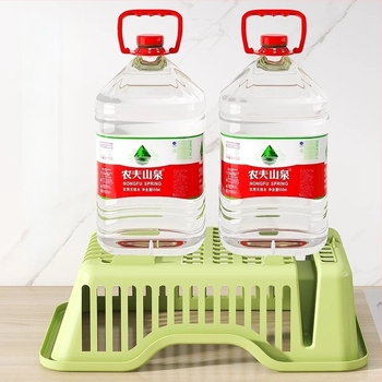 Suport de vase din plastic cu drenare pentru blat de bucătărie — Multifuncțional, Stil modern minimalist, pentru vase, farfurii și tacâmuri