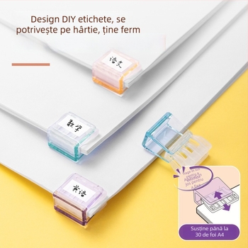 Alt clip de colț din plastic pentru birou