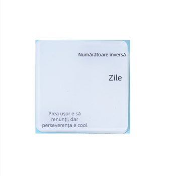 Stupid Bird clip acrilic pentru birou, clips de legare pentru fișe cu foi