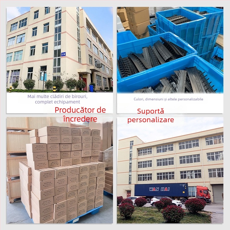 Bandă de legare documente, din plastic, model Binding strip, 10 găuri, ambalaj din carton