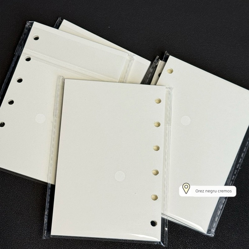 Caiet Vintage Berry Chocolate cu legare detașabilă, hârtie 75 g/m², 1–50 pagini, stil japonez/coreean