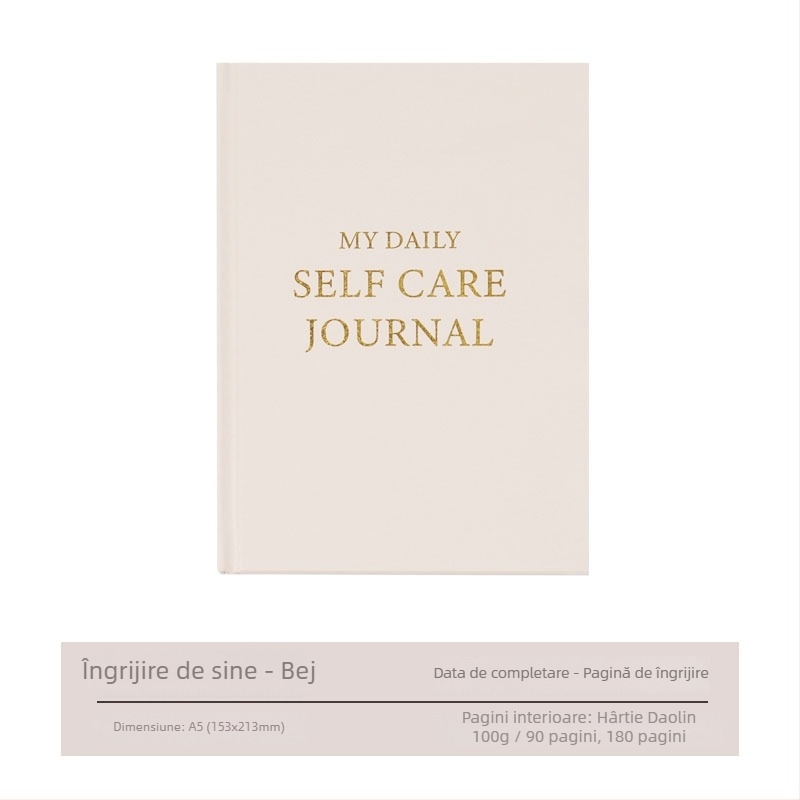 Caiet Jurnal de recunoștință (legare cu adeziv • hârtie forestieră • greutate hârtiei 100 g • 90 pagini)