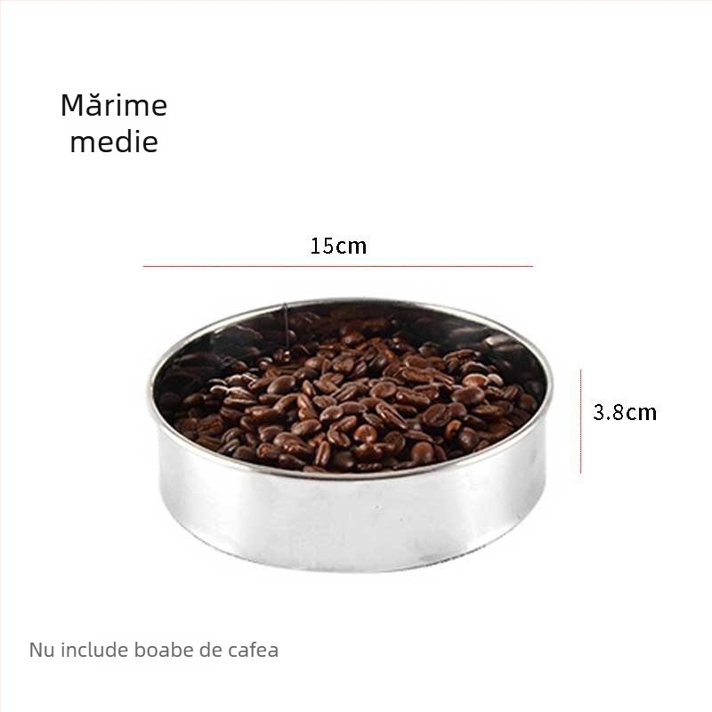Prăjitor de cafea manual cu filtru din plasă din oțel inoxidabil – stil modern minimalist, pentru cafenea, personalizabil, mărci private licențiate