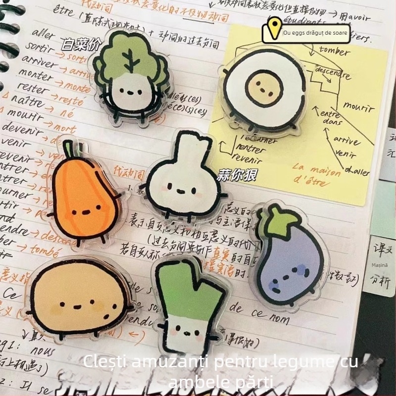 Clip pentru notițe, acrilic, marca Other.