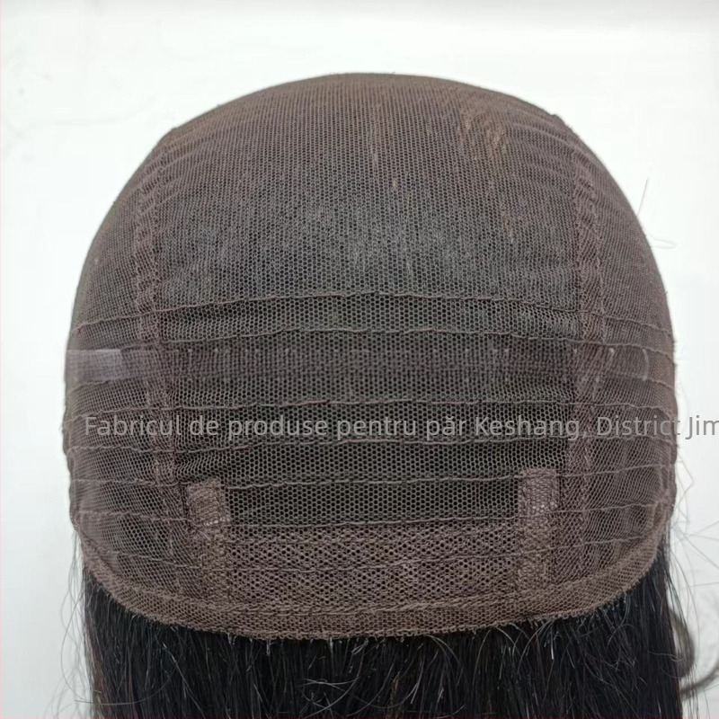 Perucă masculină cu cap Nine-Point – păr uman, complet lucrată manual, acoperire pentru căderea părului, fără vopsire sau îndreptare