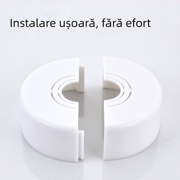 Capac decorativ pentru robinet unghiular de duș — Material ABS, Stil Lux ușor, Personalizabil, Compatibil cu etichetă privată