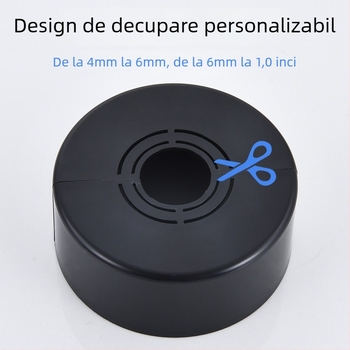 Capac decorativ pentru robinet unghiular de duș — Material ABS, Stil Lux ușor, Personalizabil, Compatibil cu etichetă privată
