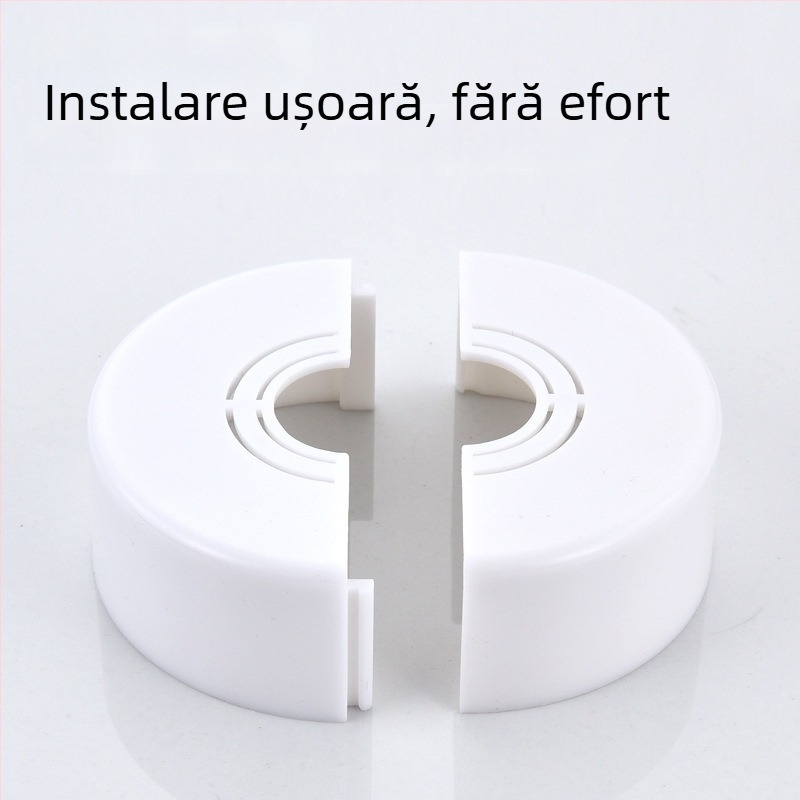 Capac decorativ pentru robinet unghiular de duș — Material ABS, Stil Lux ușor, Personalizabil, Compatibil cu etichetă privată