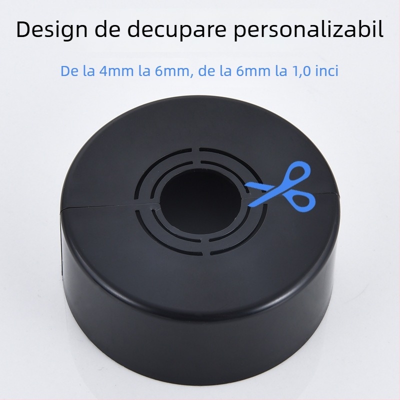Capac decorativ pentru robinet unghiular de duș — Material ABS, Stil Lux ușor, Personalizabil, Compatibil cu etichetă privată