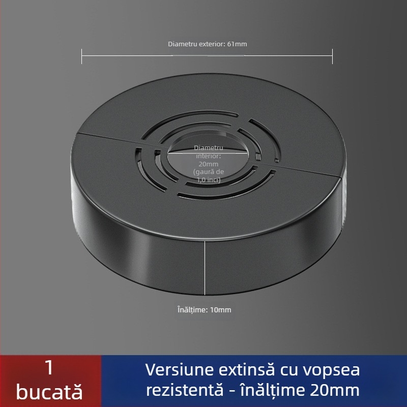 Capac decorativ pentru robinet unghiular de duș — Material ABS, Stil Lux ușor, Personalizabil, Compatibil cu etichetă privată