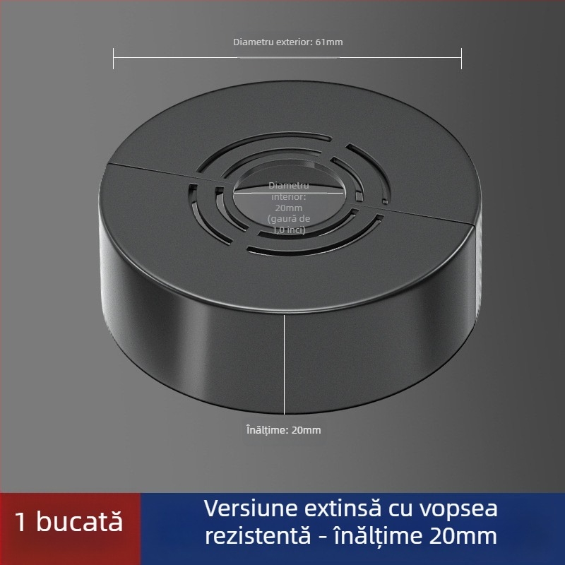 Capac decorativ pentru robinet unghiular de duș — Material ABS, Stil Lux ușor, Personalizabil, Compatibil cu etichetă privată
