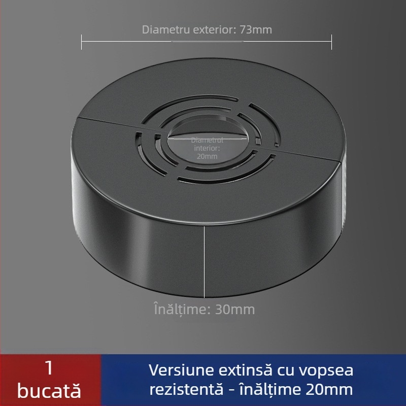 Capac decorativ pentru robinet unghiular de duș — Material ABS, Stil Lux ușor, Personalizabil, Compatibil cu etichetă privată