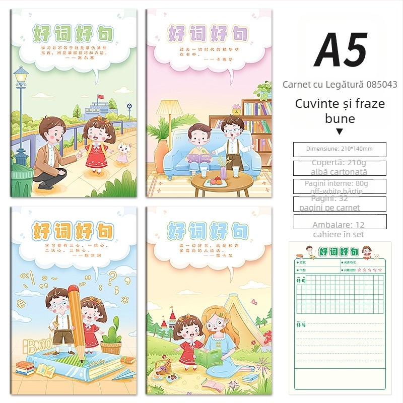 Carnet SENMU 085040, legătură car line, hârtie offset, 80 g/m², 50–100 pagini, greutate 83 g