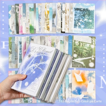 Jurnal Yu Xian — Dream Core Wind, copertă din hârtie cu ștampilă metalică, legare termoplastică, stil Dream Core Wind, lansare 2025-12-11