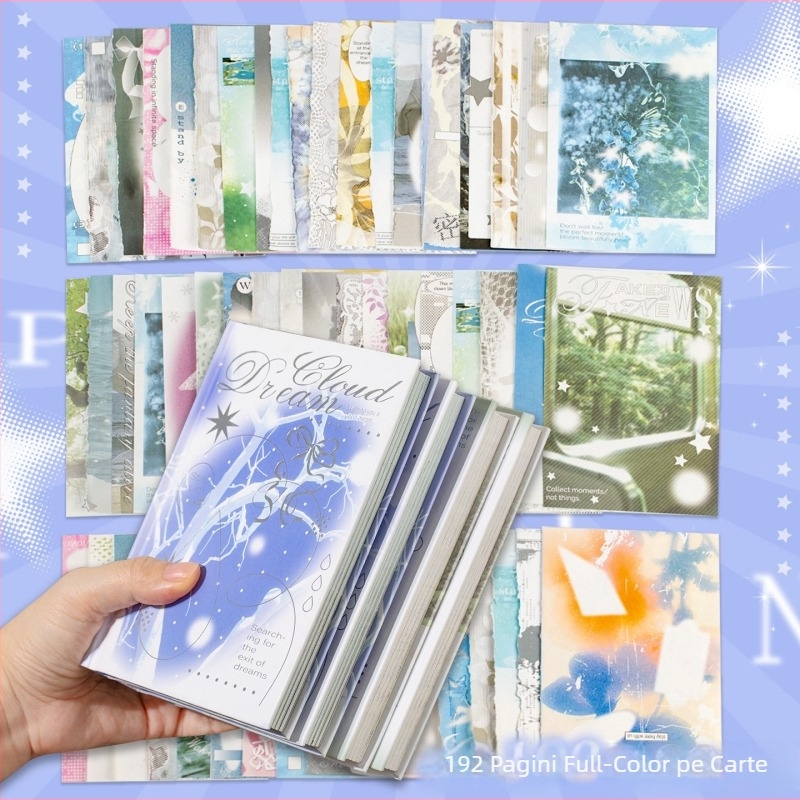 Jurnal Yu Xian — Dream Core Wind, copertă din hârtie cu ștampilă metalică, legare termoplastică, stil Dream Core Wind, lansare 2025-12-11