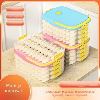 Cutie de depozitare pentru găluște - etanșă, rezistentă la congelare, plastic alimentar, portabil