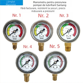Manometru cu diafragmă, model 0-10MPA; intervalul 0-10 MPa; conexiuni: 1/4, M10×1, 12×1.25