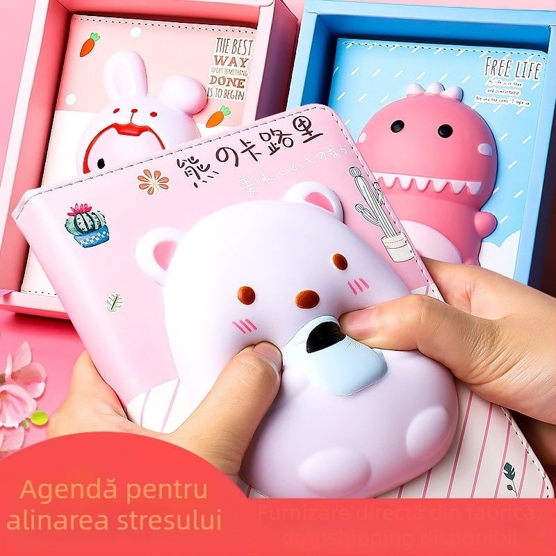 Jurnal ZH-020 cu husă PU, legare cu sârmă, hârtie Forest, 100-200 pagini, stil creativ