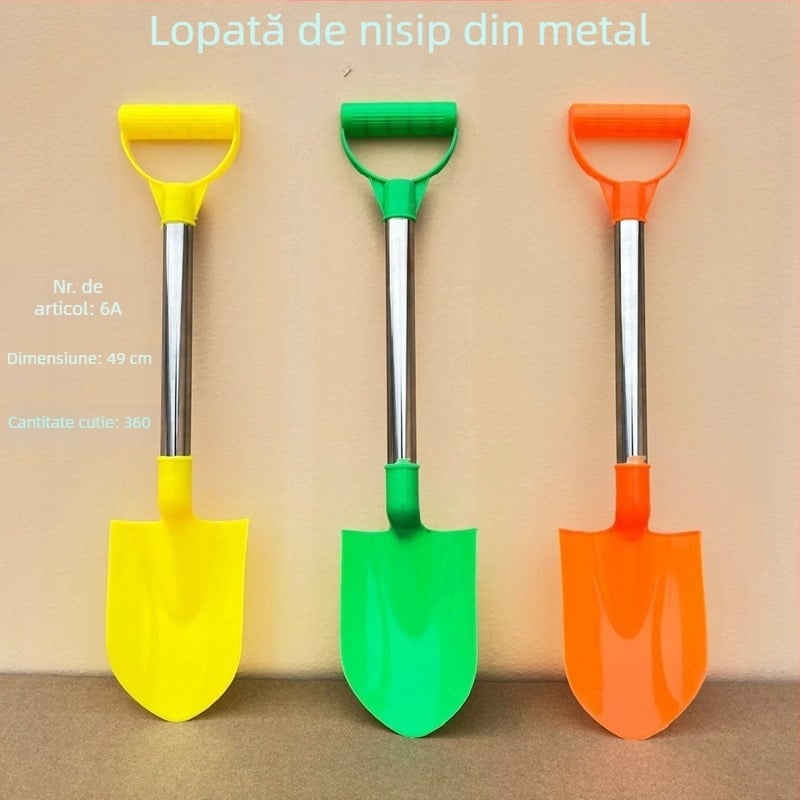 Set de jucării pentru plajă pentru copii: unelte pentru săpat în nisip și jocuri cu apă, din plastic, ambalaj plasă, pentru vârsta 7–14 ani, certificat 3C