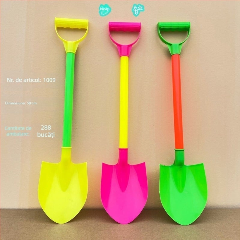 Set de jucării pentru plajă pentru copii: unelte pentru săpat în nisip și jocuri cu apă, din plastic, ambalaj plasă, pentru vârsta 7–14 ani, certificat 3C